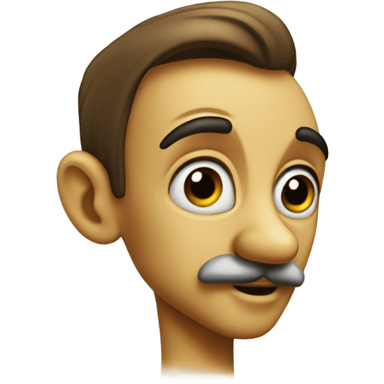 Pinocchio with a long nose emoji