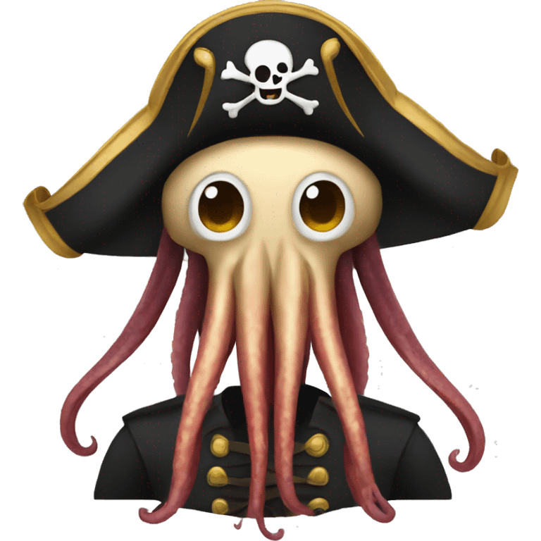 Octupus-pirate-hat emoji