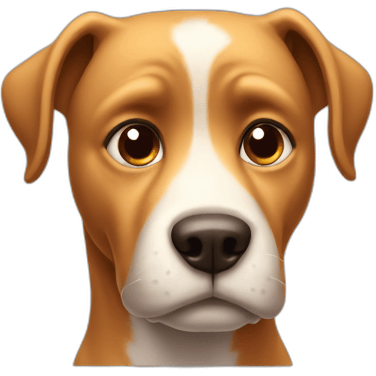 Dog with suspicious look emoji