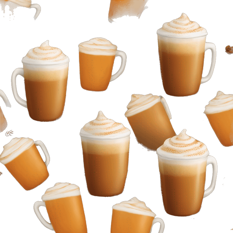 Pumpkin spice latte emoji