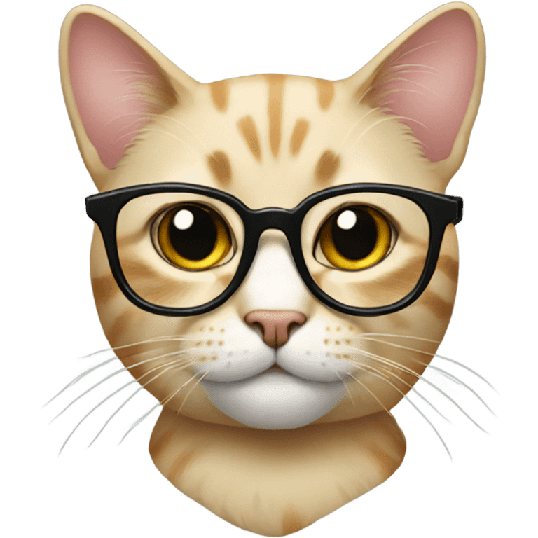 cat with glasses emoji