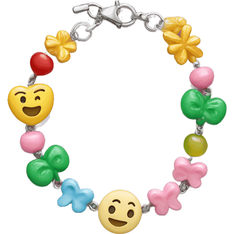 Lucky charms bracelet emoji