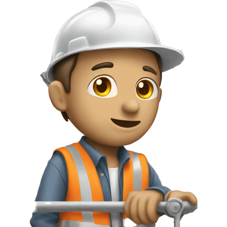 Scaffolding working man emoji