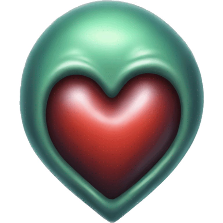 alien heart emoji