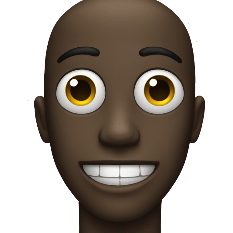 black smiley emoji emoji