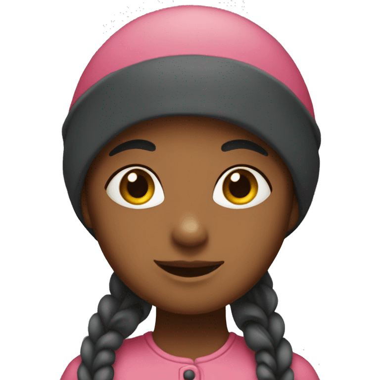 girl wearing bonnet emoji