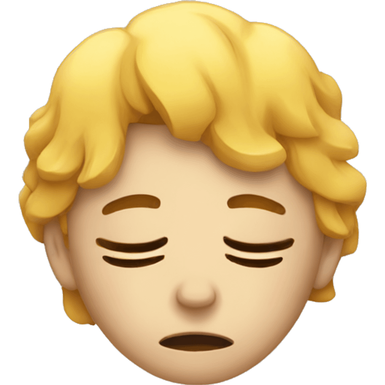 Exhausted emoji