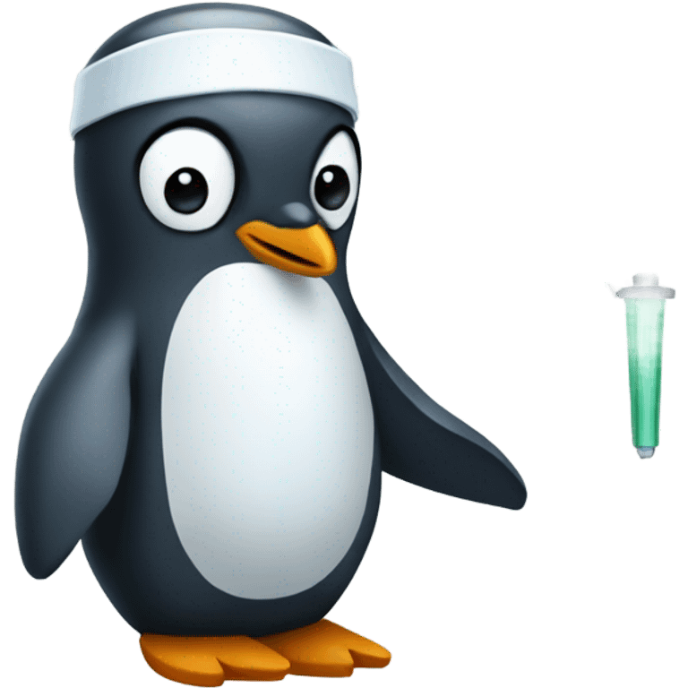 Penguin surgeon emoji