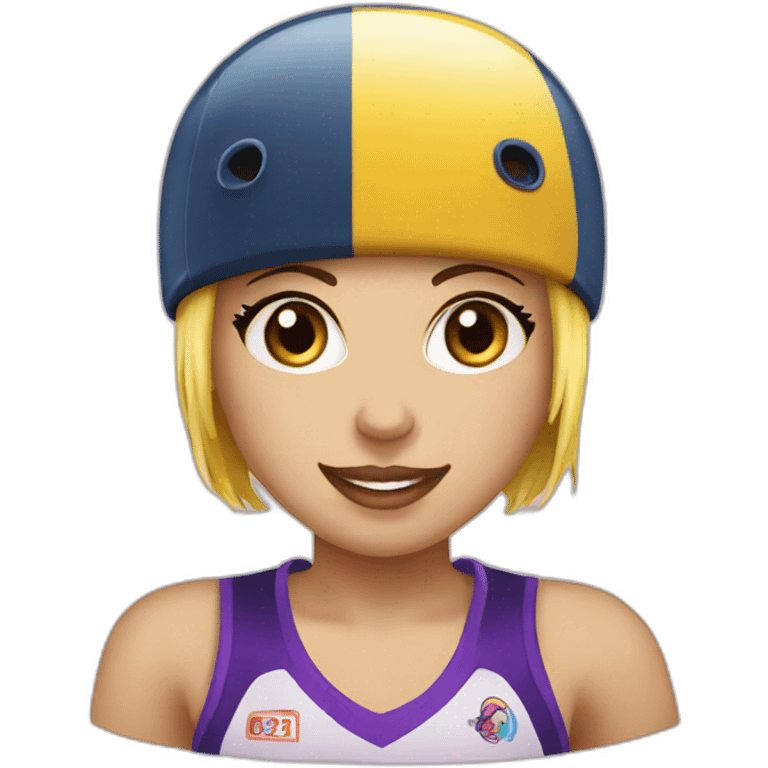 roller derby emoji