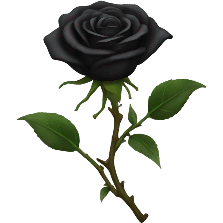 black rose emoji