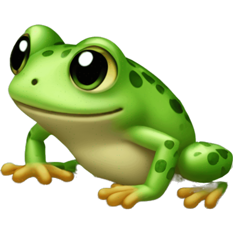 tanzender Frosch emoji