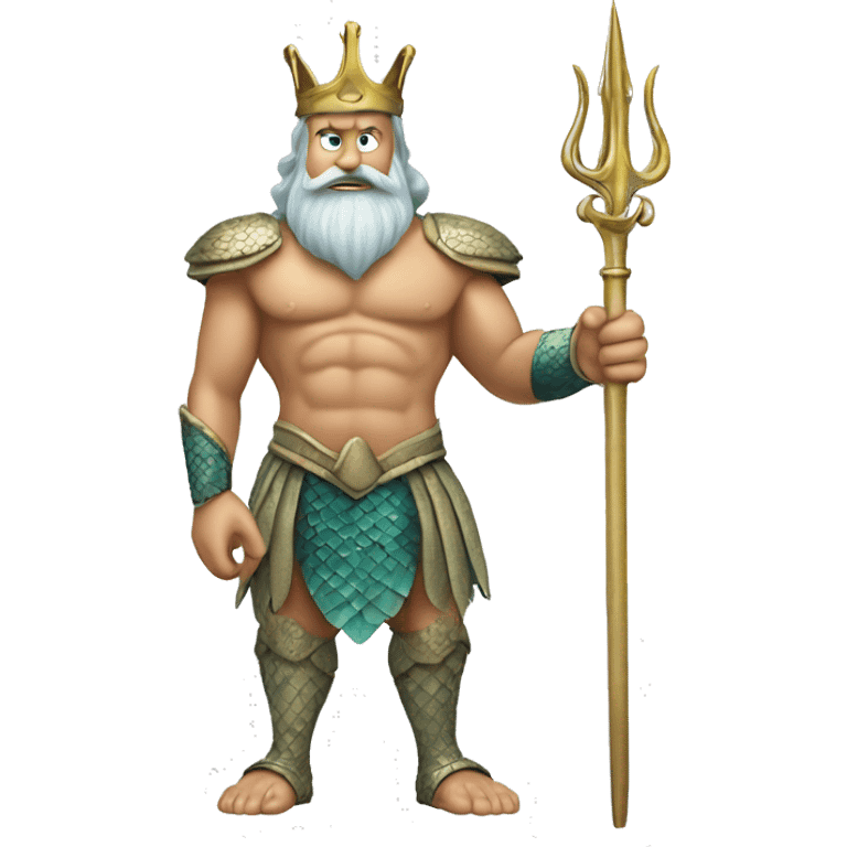 king triton with spear emoji