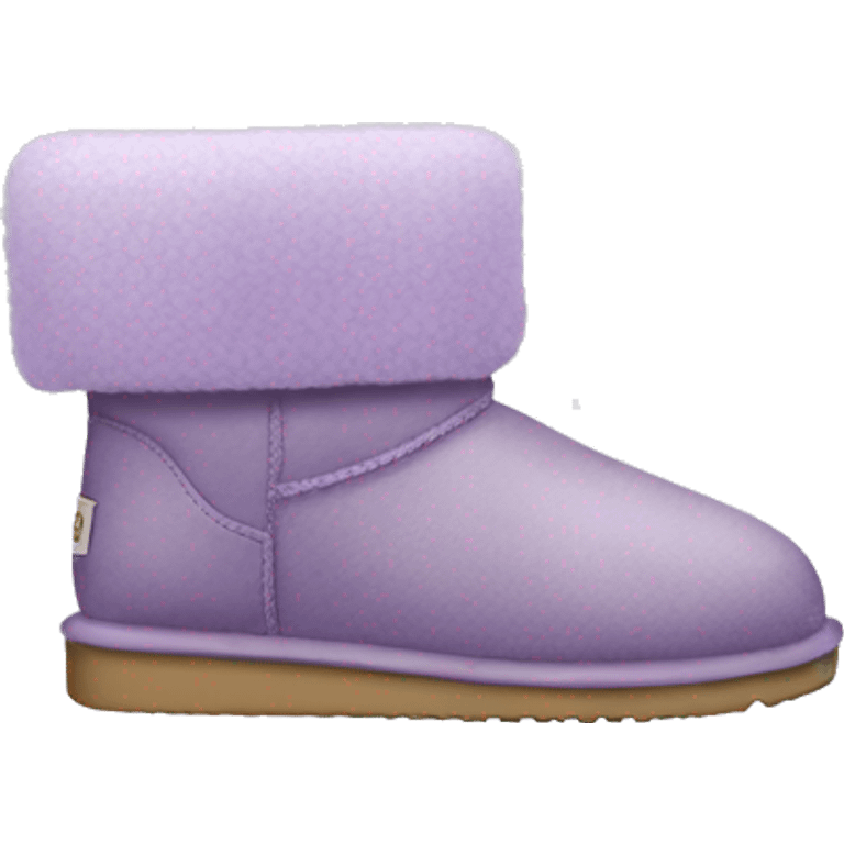 Ugg lilac emoji