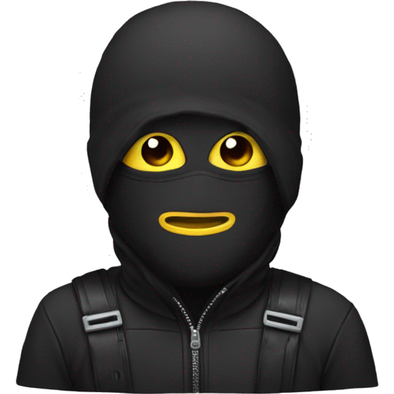 emoji with a ski mask emoji