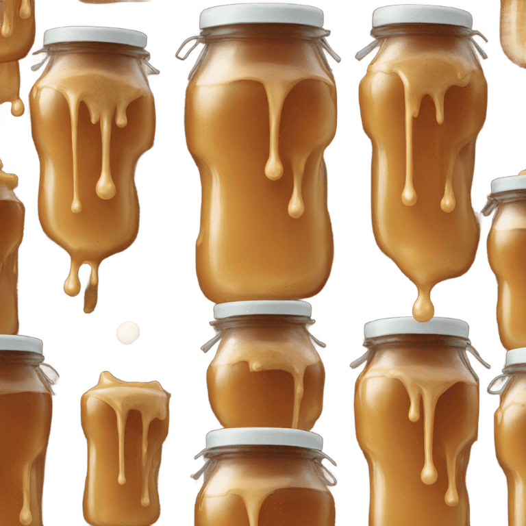 a jar of dripping caramel emoji