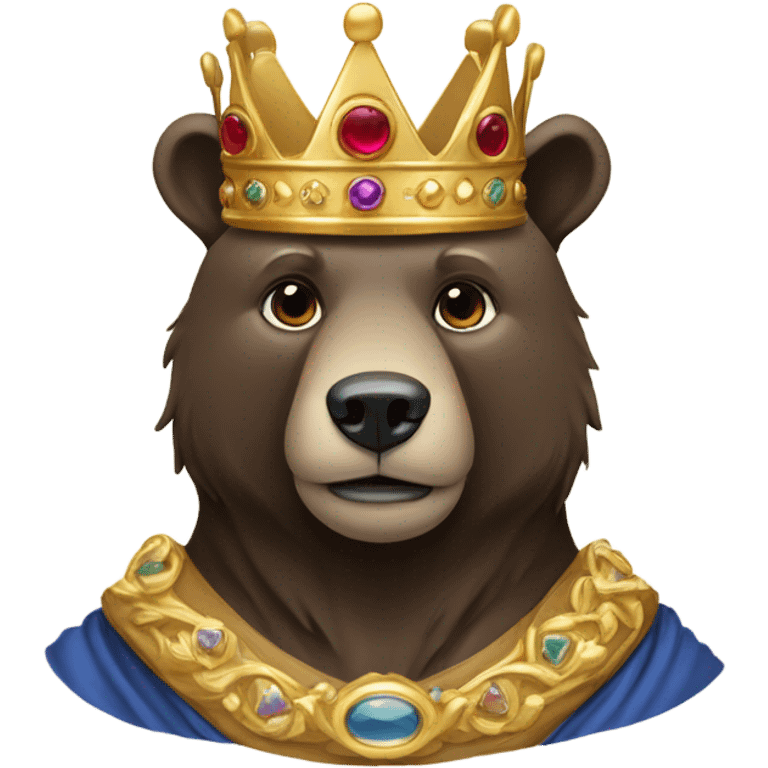 queen bear emoji