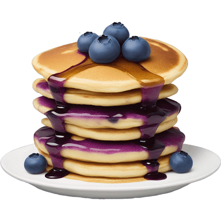 Blueberry pancakes  emoji