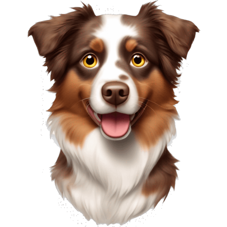 mini australian shepherd red merle emoji