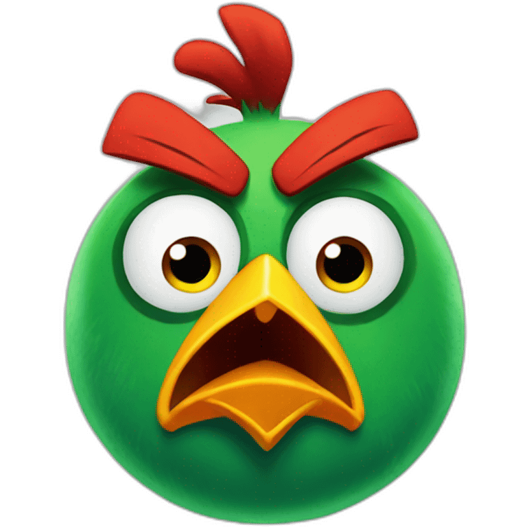 angry bird emoji