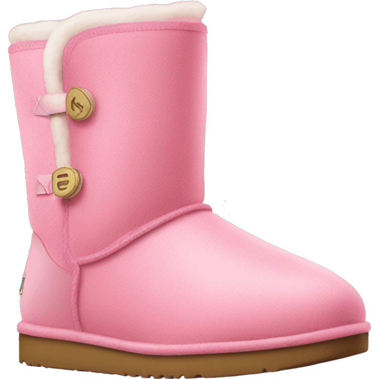 pink ugg boots emoji