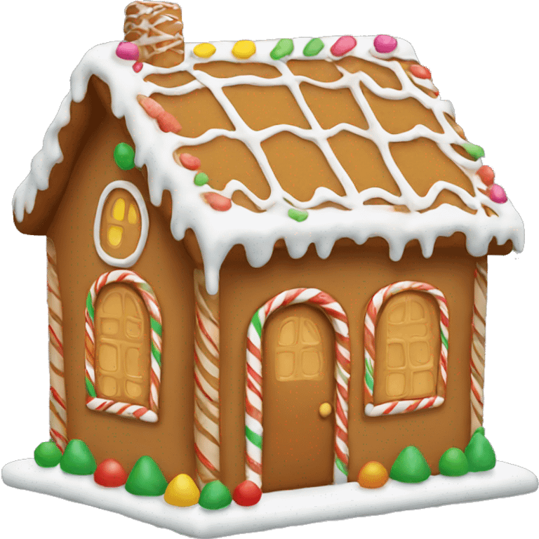 gingerbread house emoji