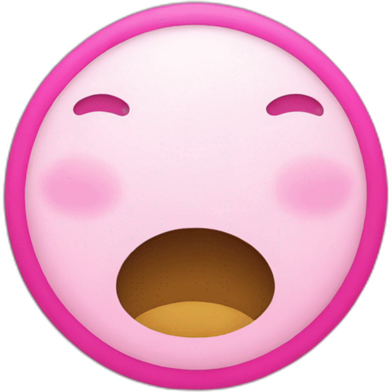 Pink circle emoji