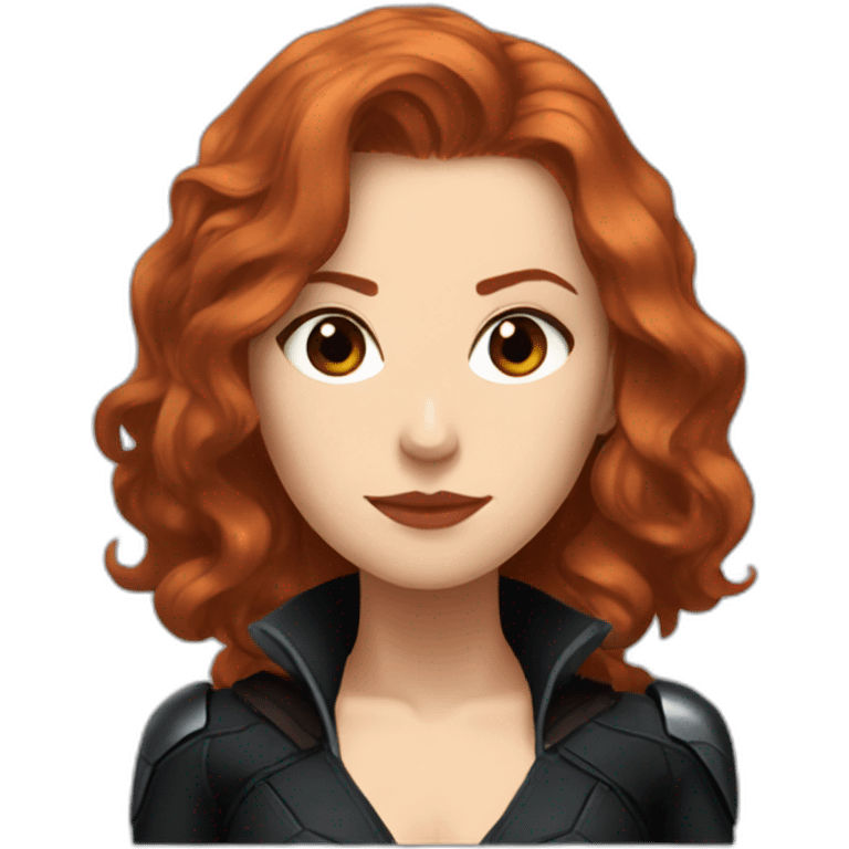 Black widow Natasha romanoff emoji