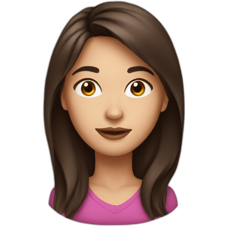 pretty-brunette-woman emoji