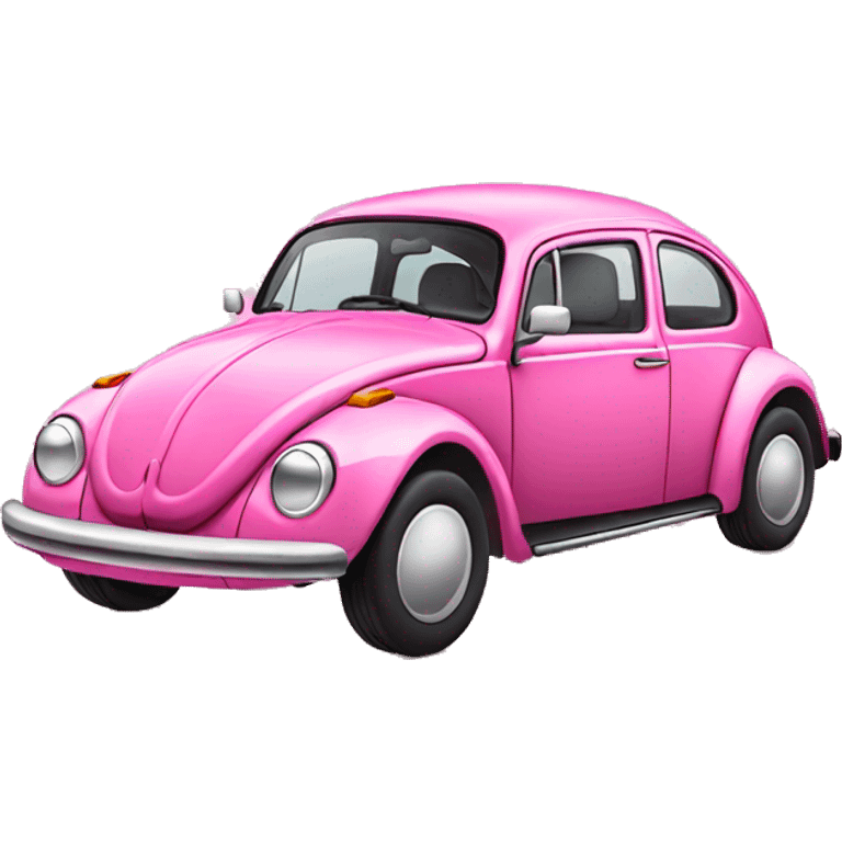 pink beetle car  emoji