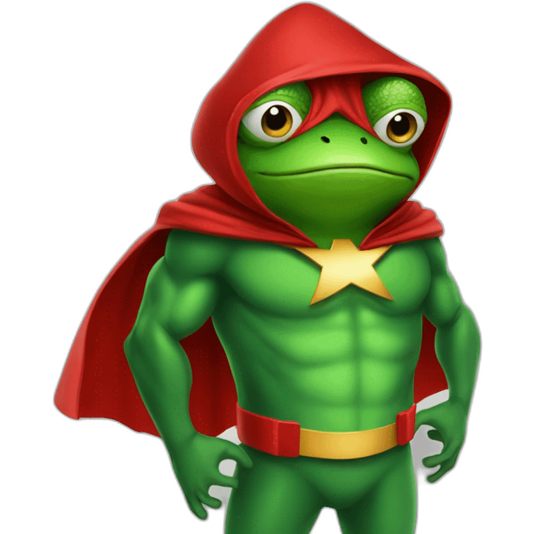 frog-in-superhero-costume-with-red-cape emoji