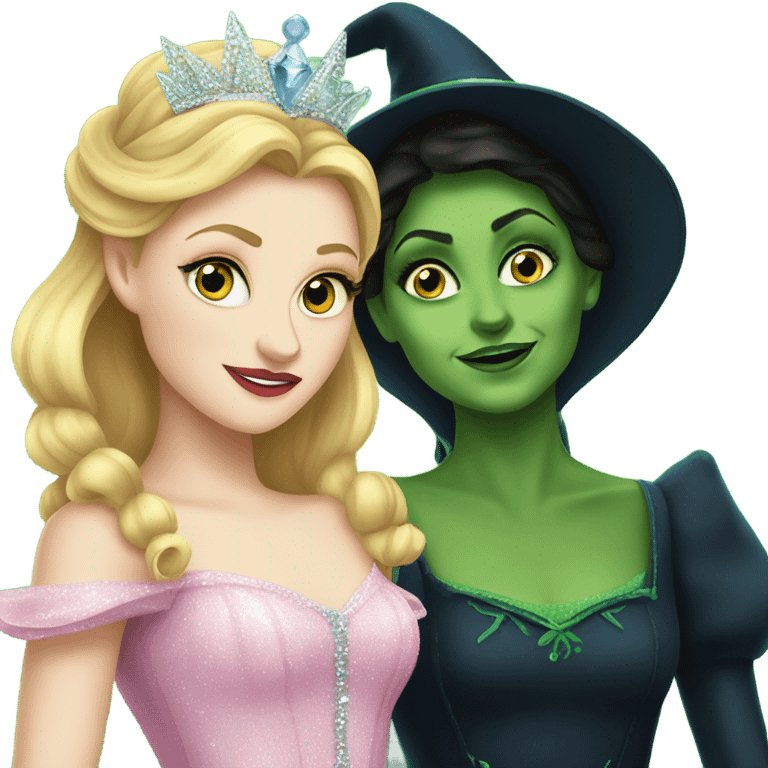 Glinda and Elphaba emoji