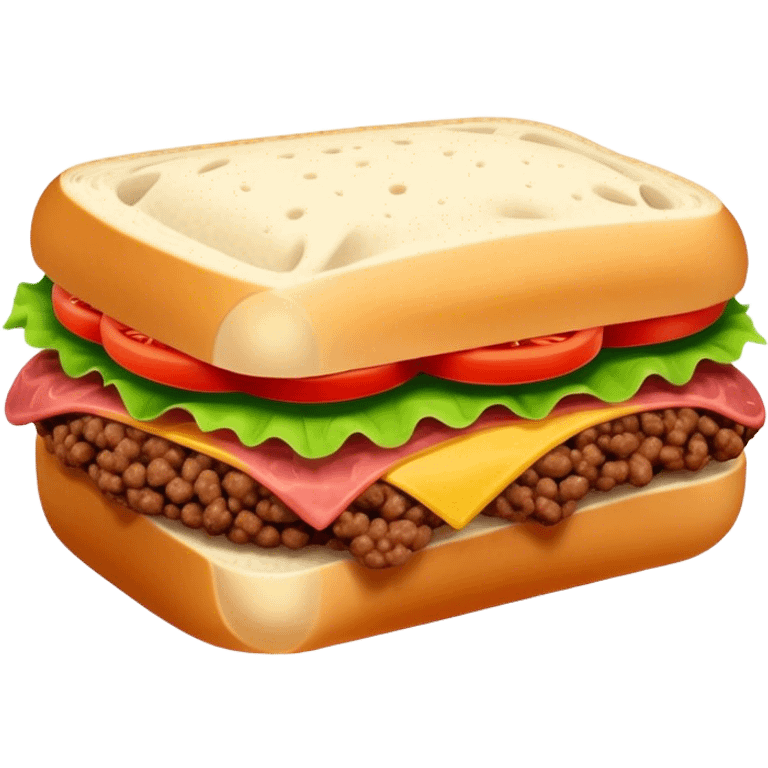 Ground beef sandwich  emoji