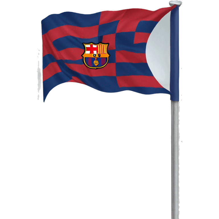 Fc barcelona flag  emoji