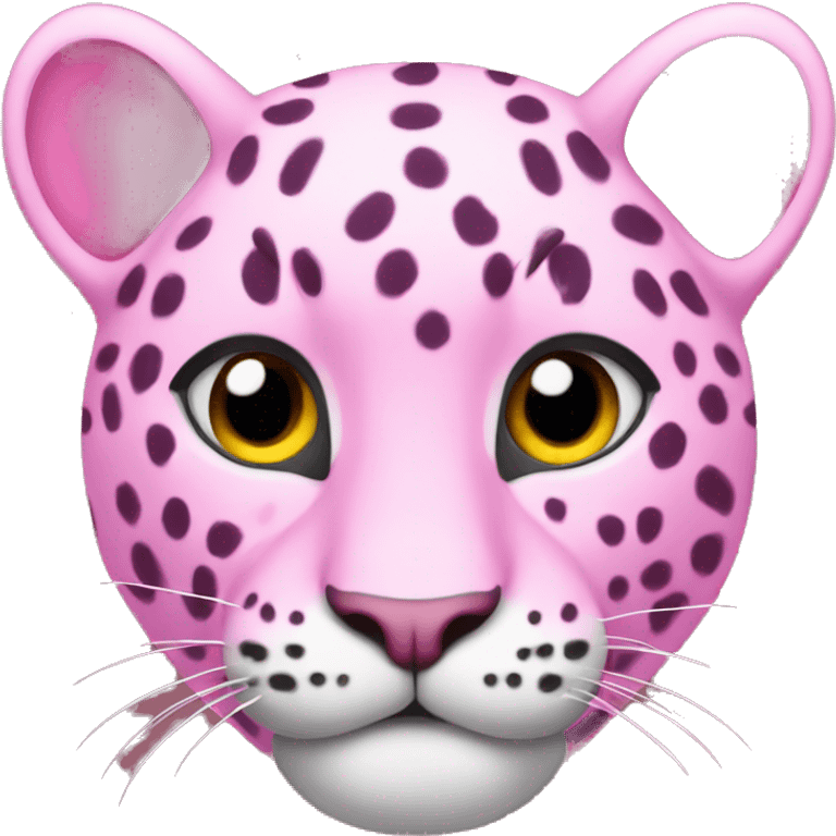 pink leopar emoji