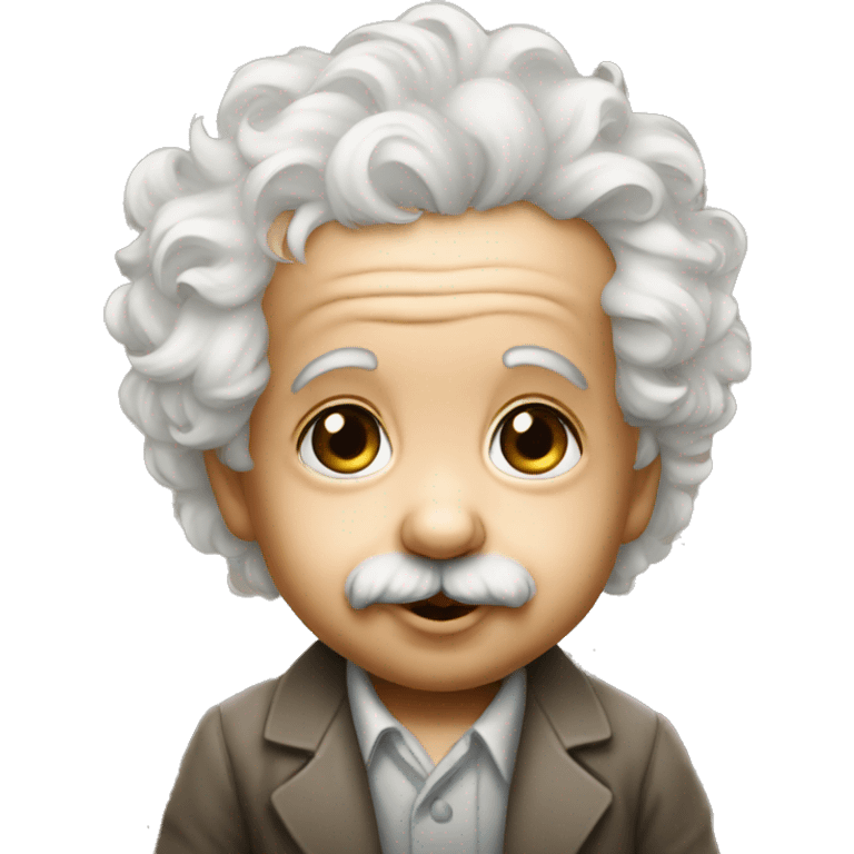 albert einstein baby emoji