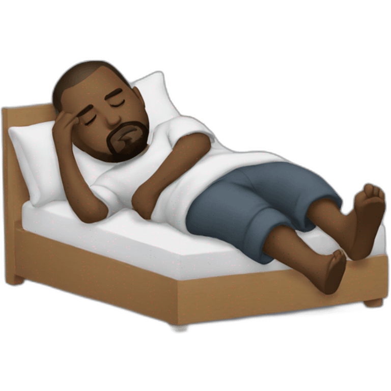 Kanye west sleep emoji