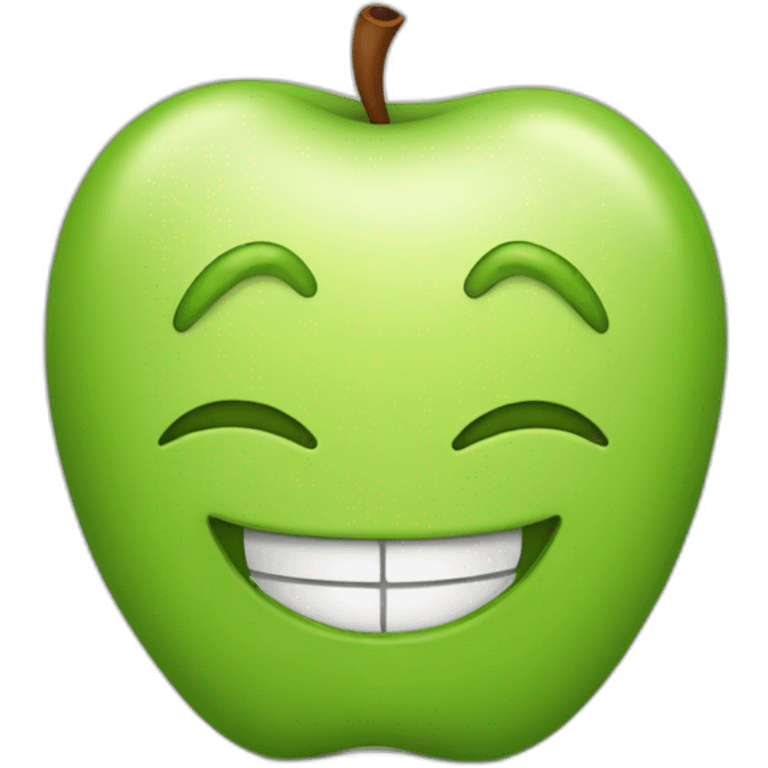 smile apple style emoji