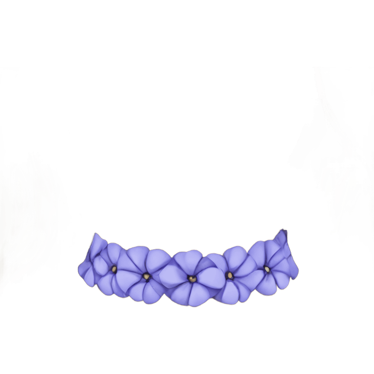 Periwinkle choker emoji