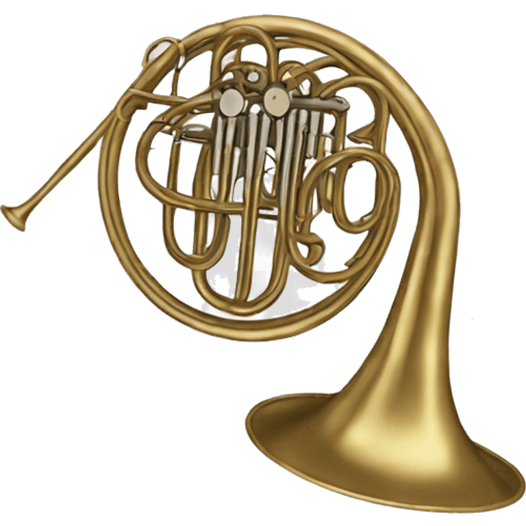 purple french horn emoji