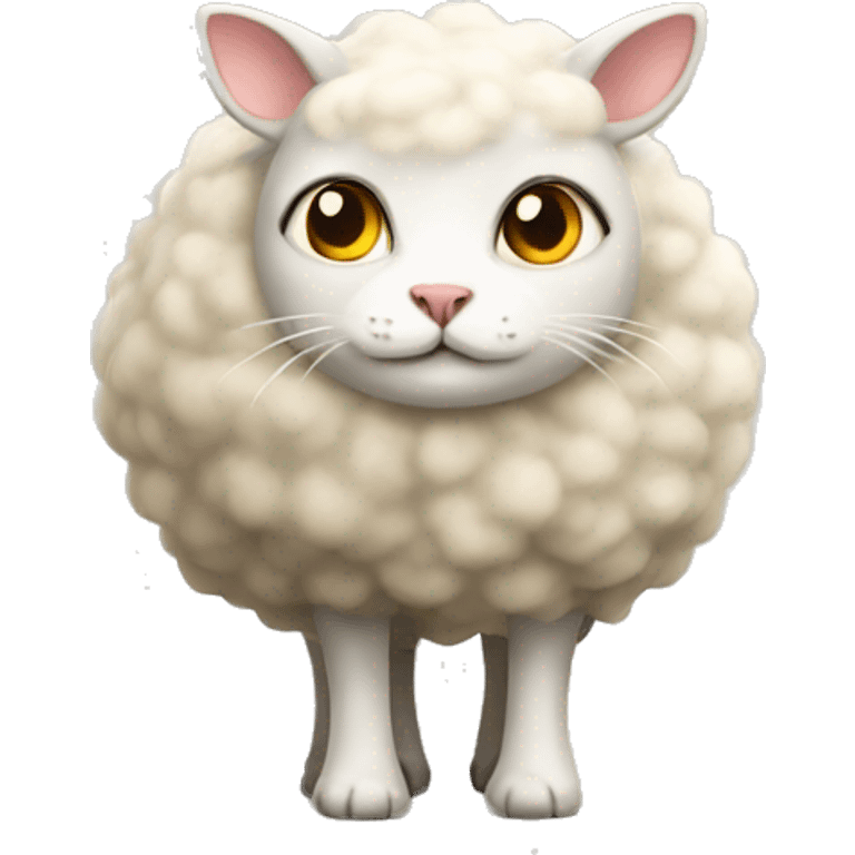 cat in sheep body emoji