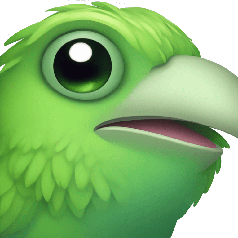 Little Green Bird pepe emoji