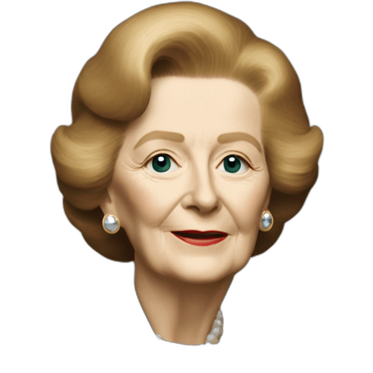 margaret thatcher grave emoji