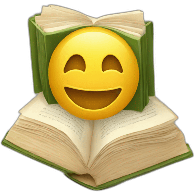 livre emballé dans un ruban doré emoji