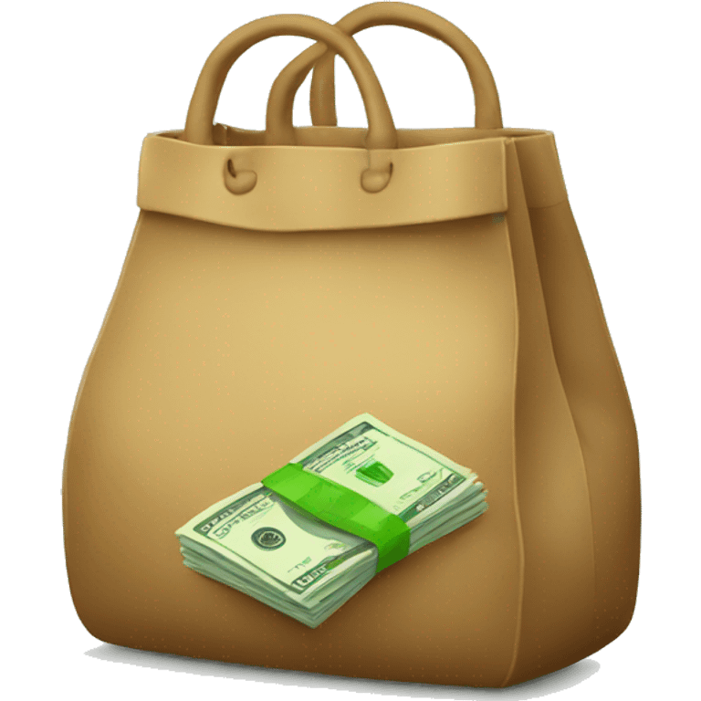 bag with money emoji