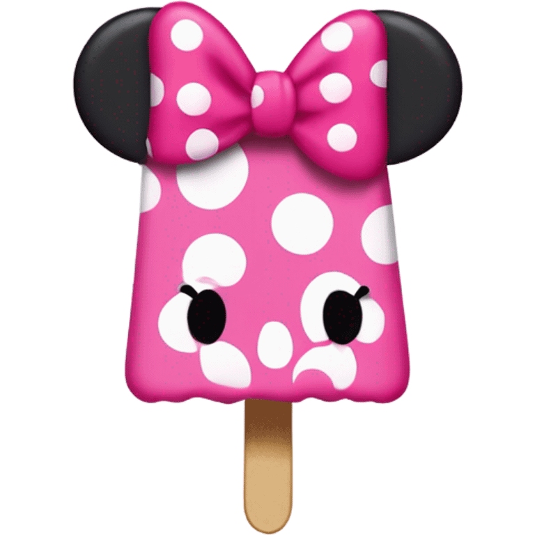 Minnie Mouse popsicle emoji