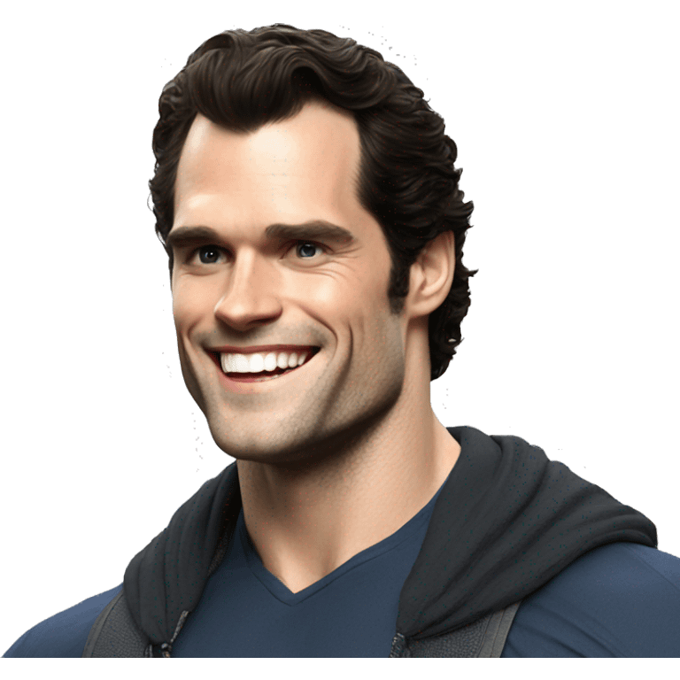 Henry Cavill happy emoji