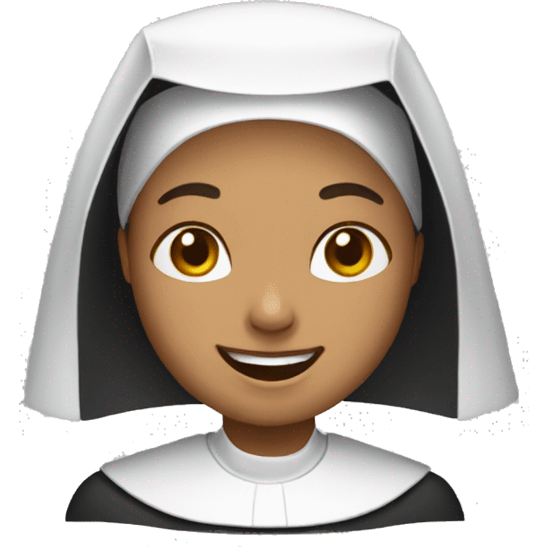 Happy nun emoji