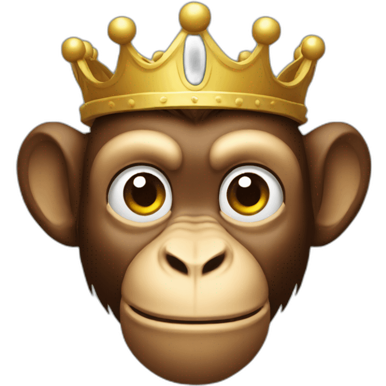 monkey head king emoji