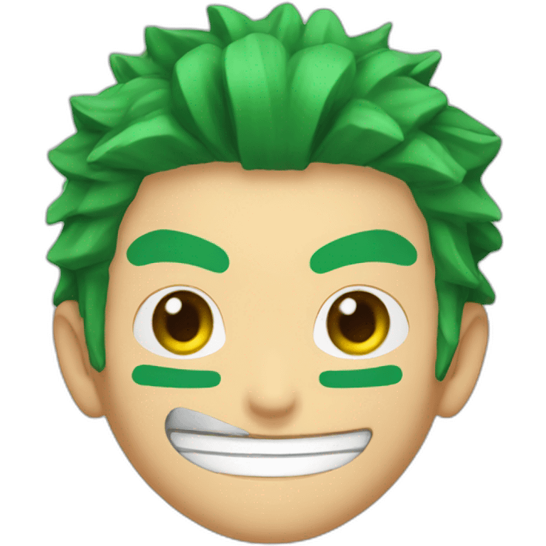 Zoro smile emoji