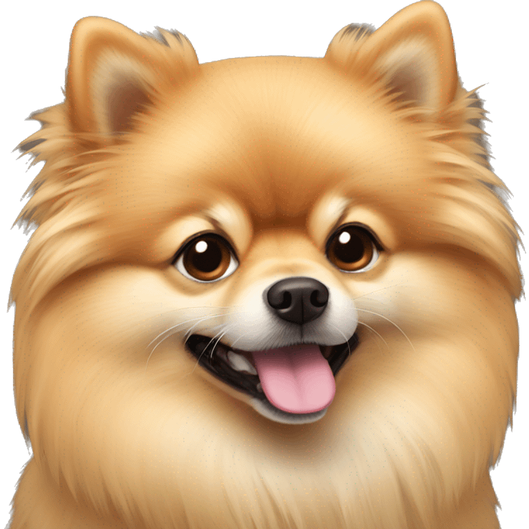 Beige Pomeranian  emoji